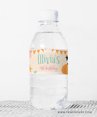 Halloween Party Water Bottle Labels