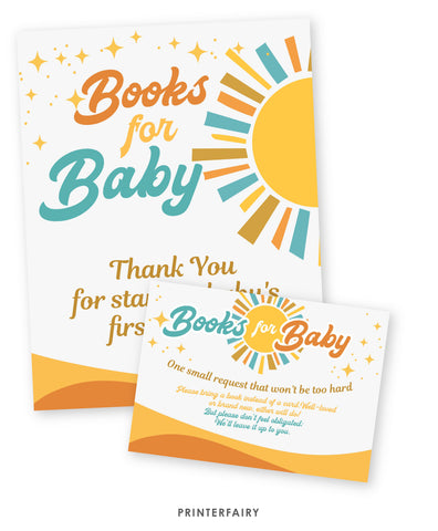 Here Comes the Son Baby Shower Books for Baby