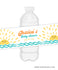 Here Comes The Sun Water Bottle Label