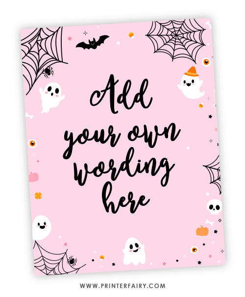 Hey Boo Halloween Sign