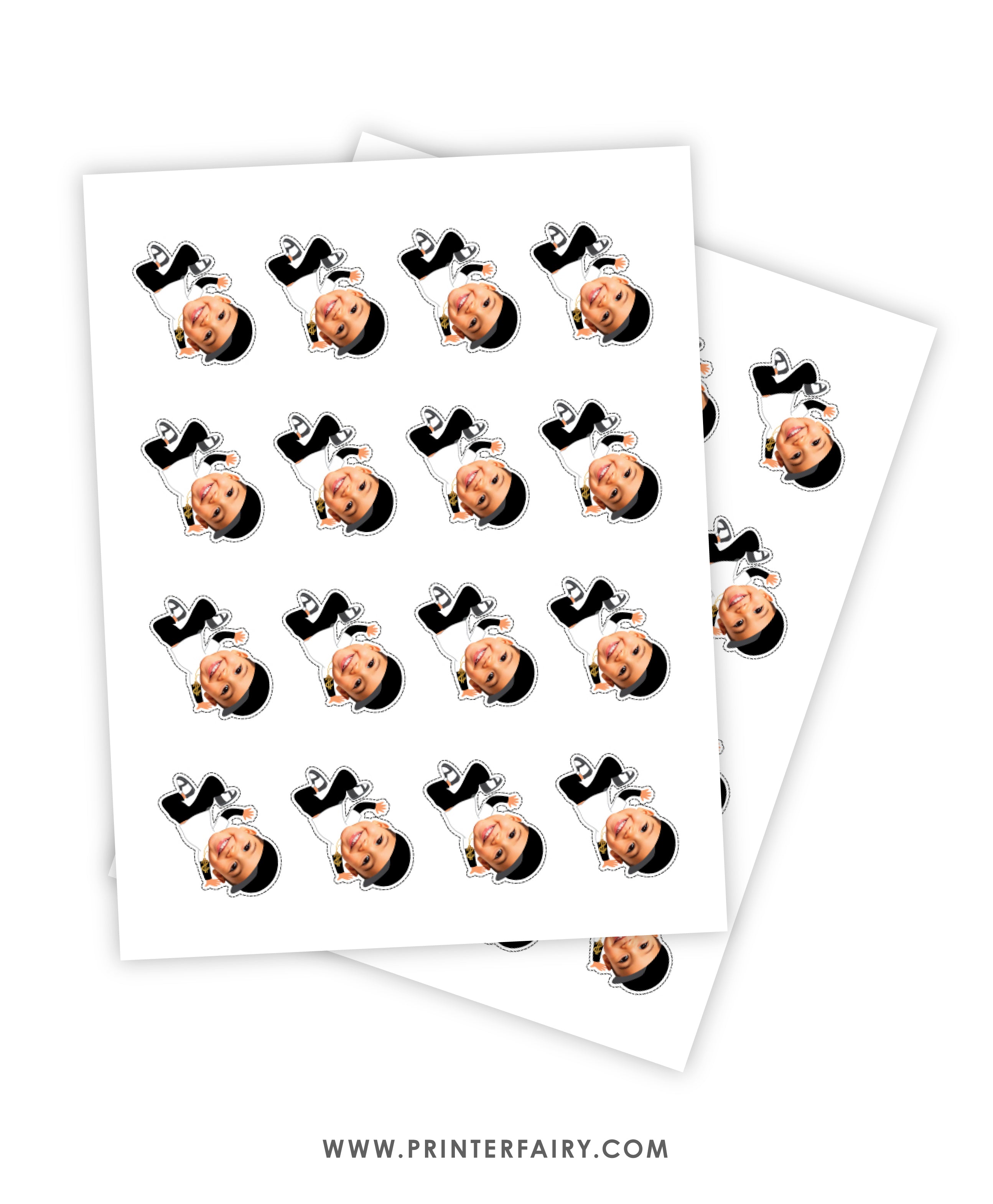 Hip Hop Cupcake Toppers