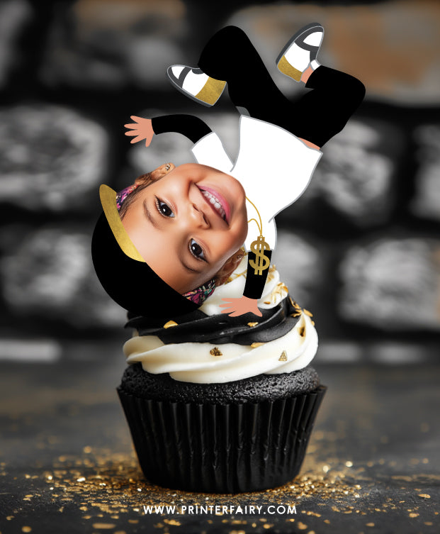 Hip Hop Cupcake Toppers