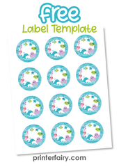 Sea Animals Labels