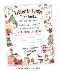 Santa Claus Letter Template