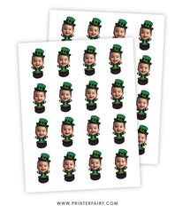 Little Shamrock Party Toppers with Photo