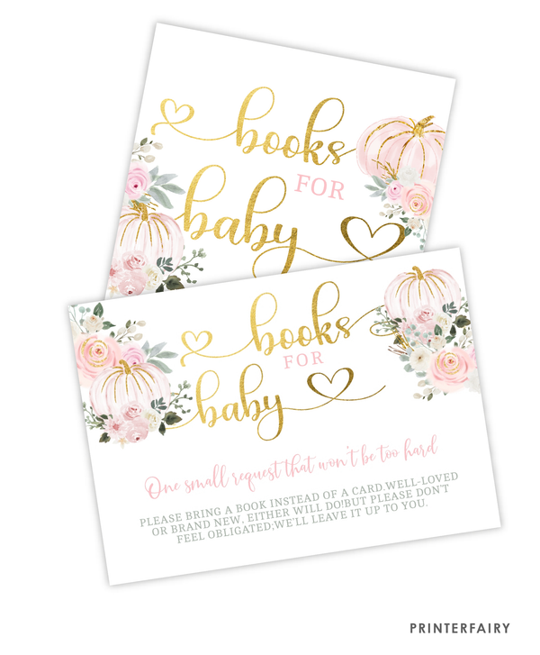 Pink Gold Pumpkin Books For Baby