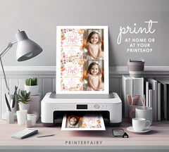 Little Pumpkin 2nd Birthday Invitation with Photo