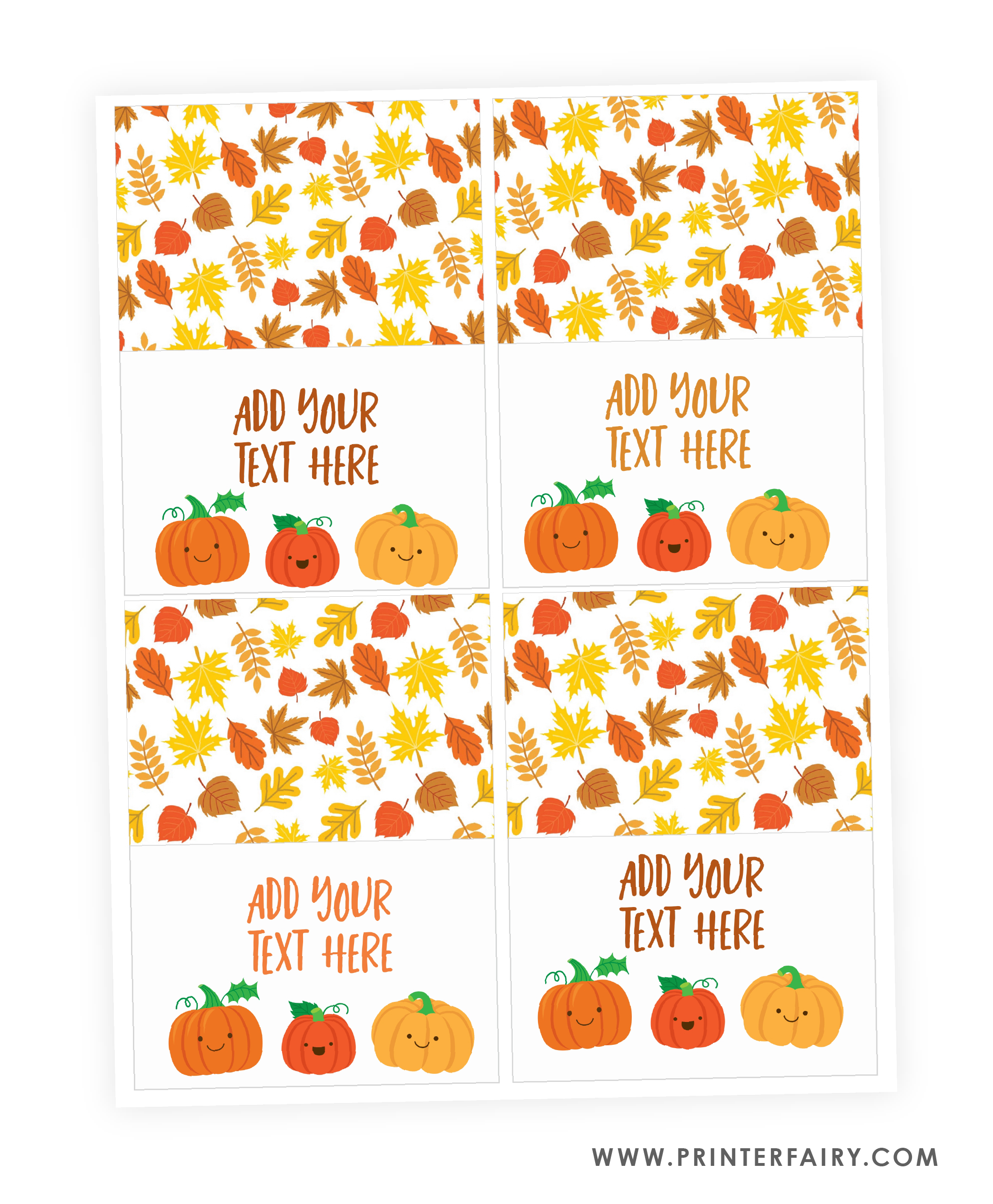 Little Pumpkin Birthday Food Tents