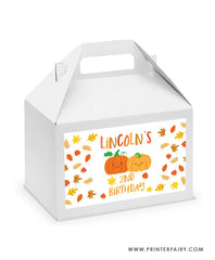 Little Pumpkin 1st Birthday Editable Template Bundle