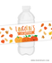 Little Pumpkin Birthday Water Bottle Label