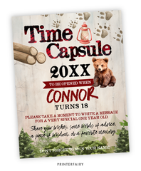 Bear Lumberjack Time Capsule