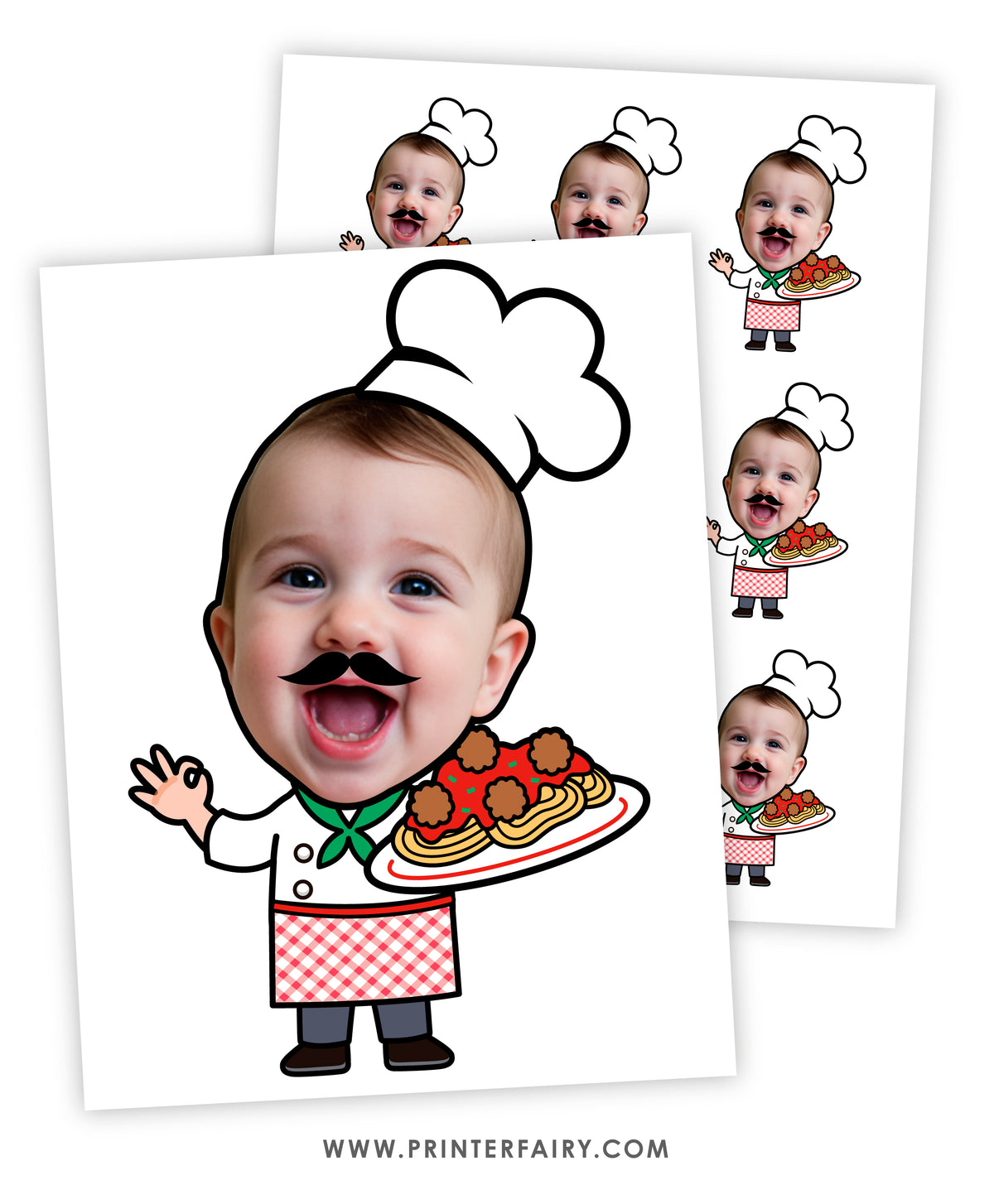 Meatballs Party Printable Toppers