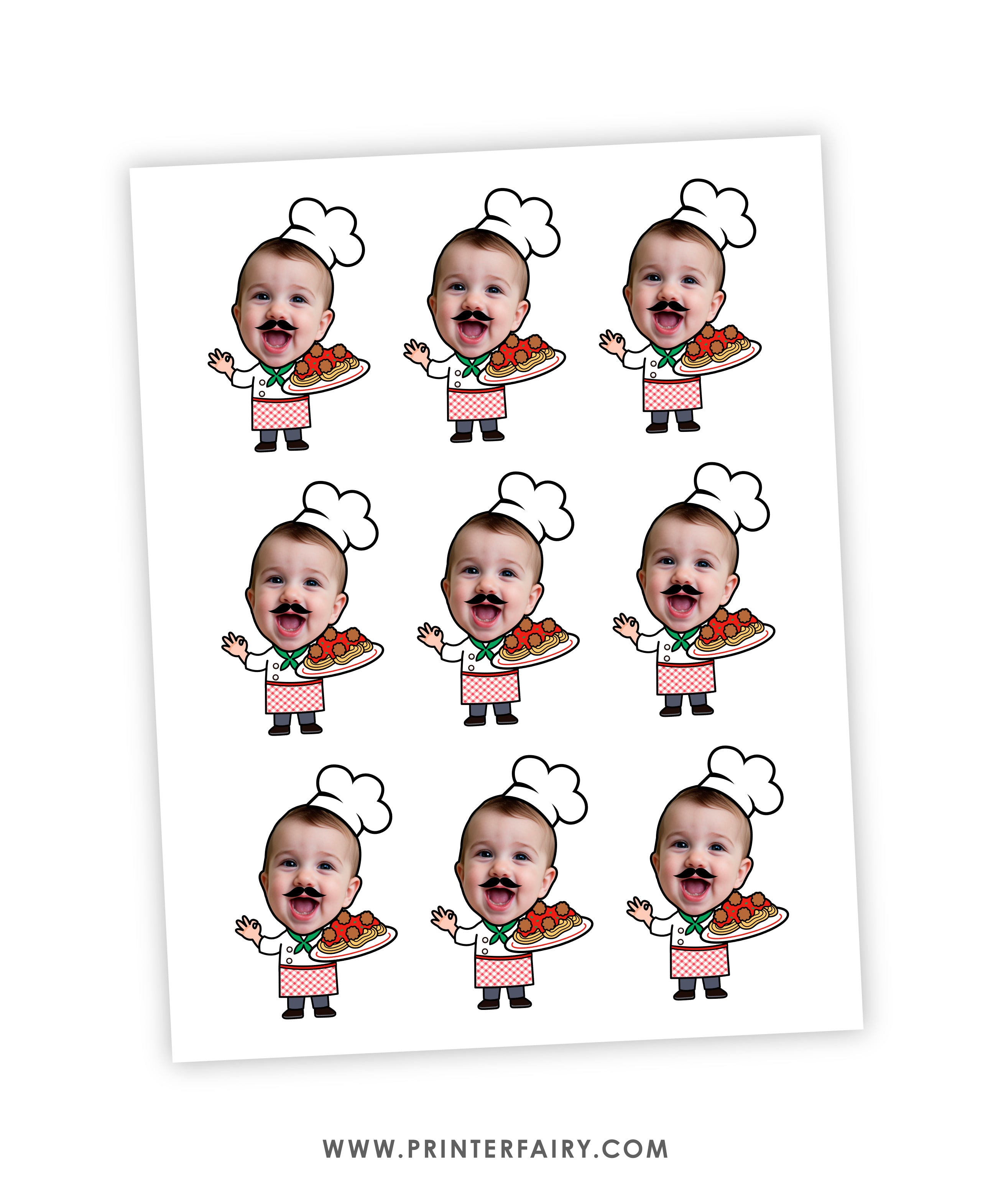 Meatballs Party Printable Toppers