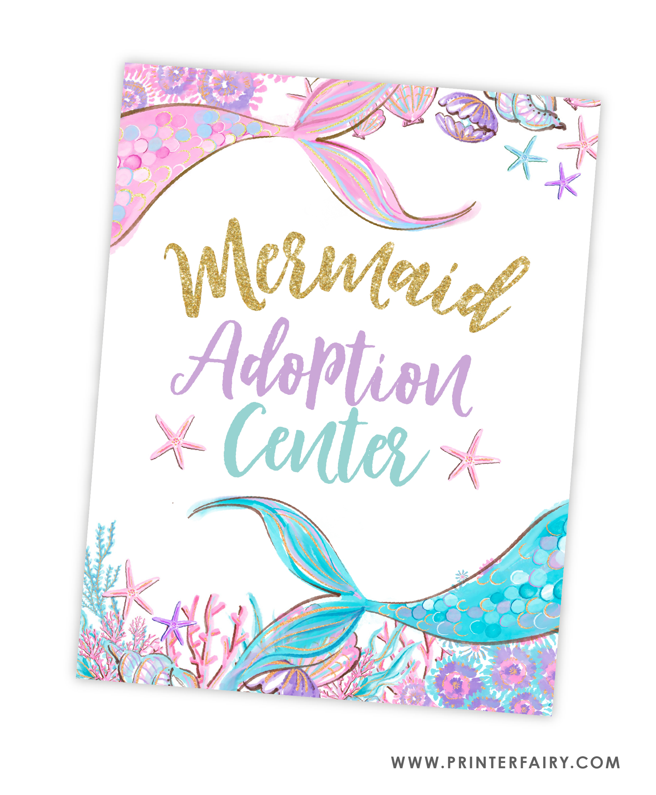 Little Mermaid Adoption Pack