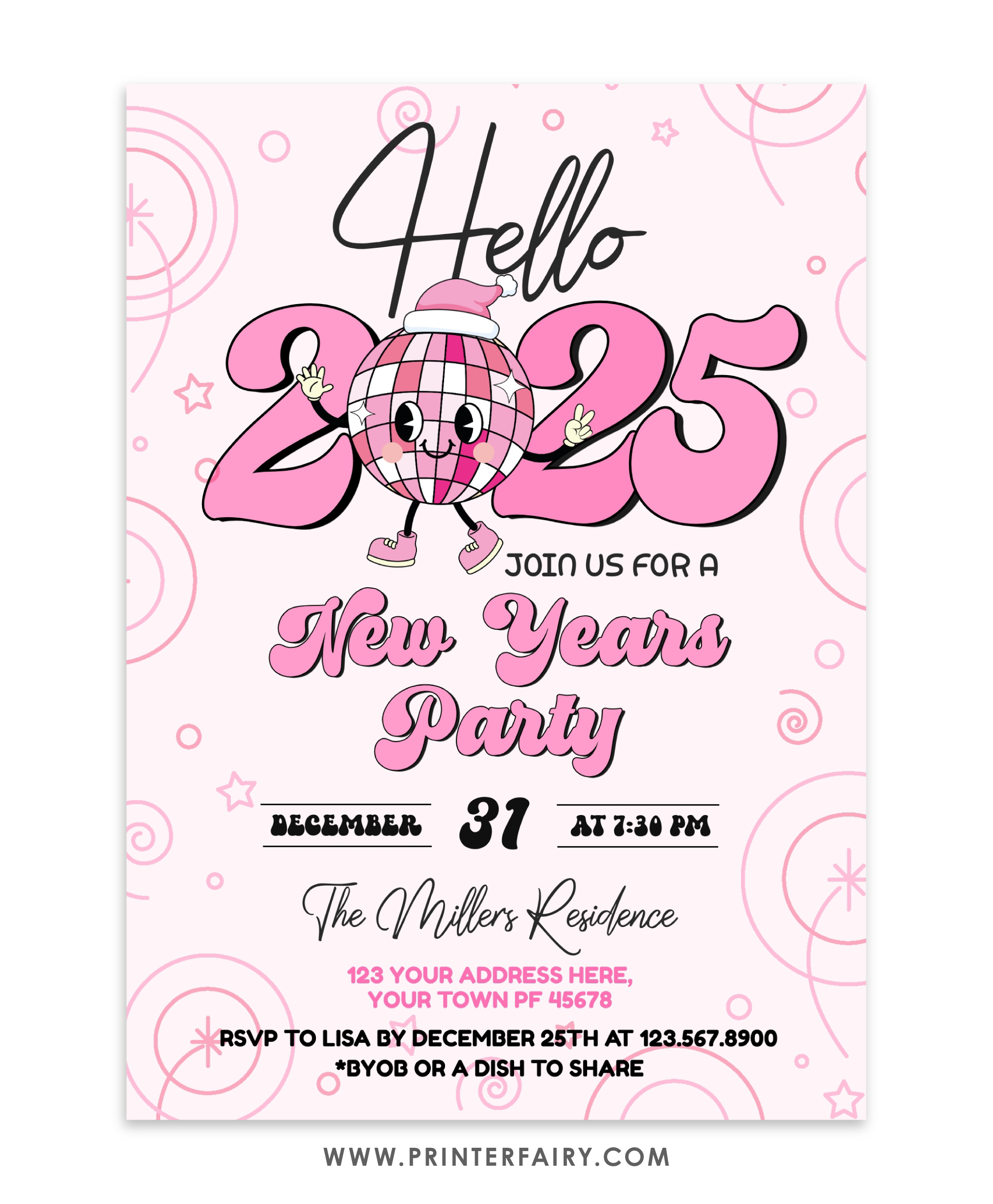 New Year Party Invite