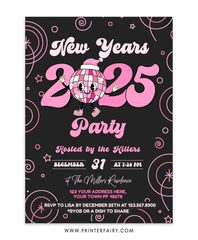 New Year Party Invitation Template