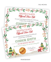 Nice List Certificate