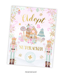 Nutcracker Adoption Sign & Certificate