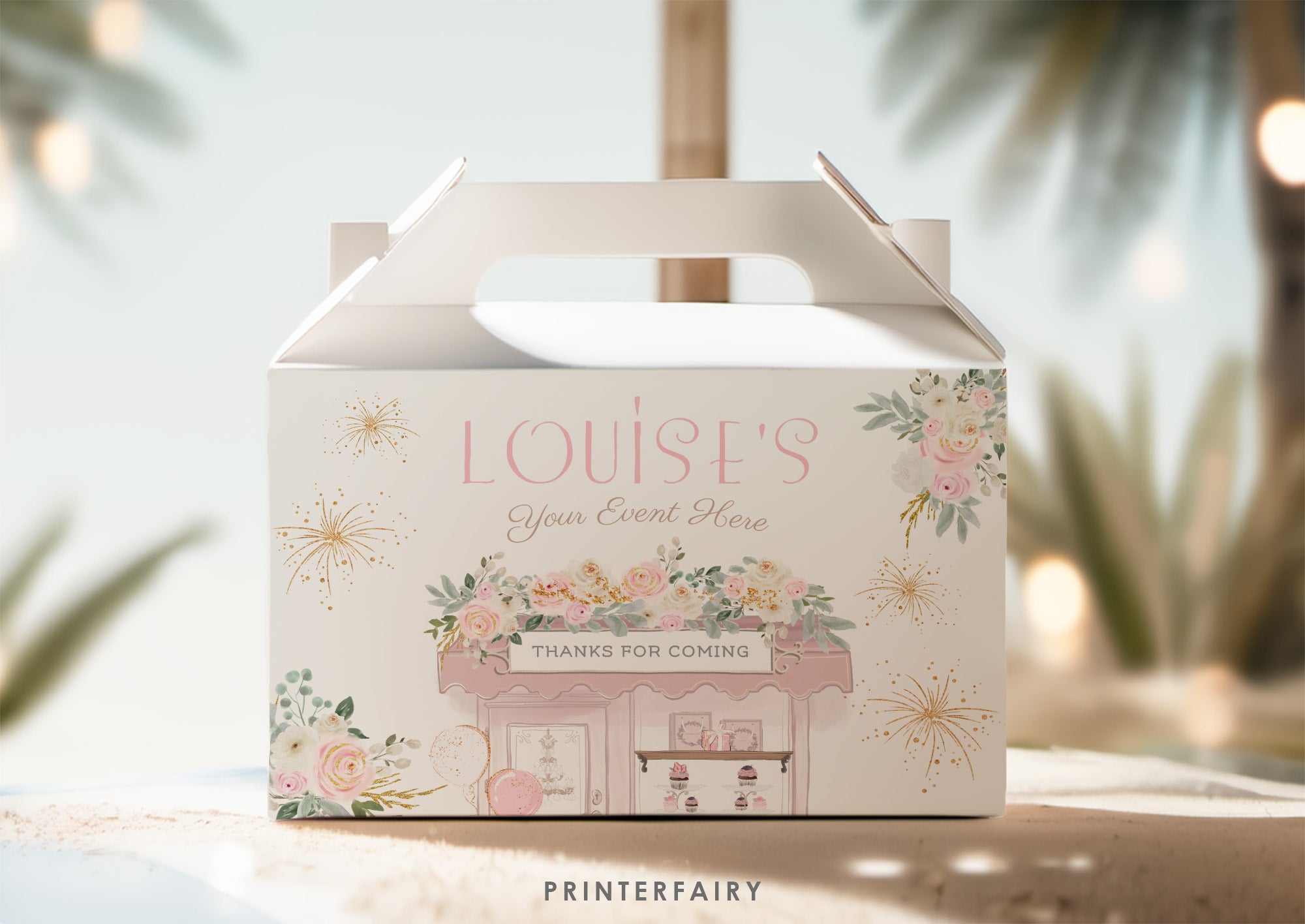 Paris Gable Box Label