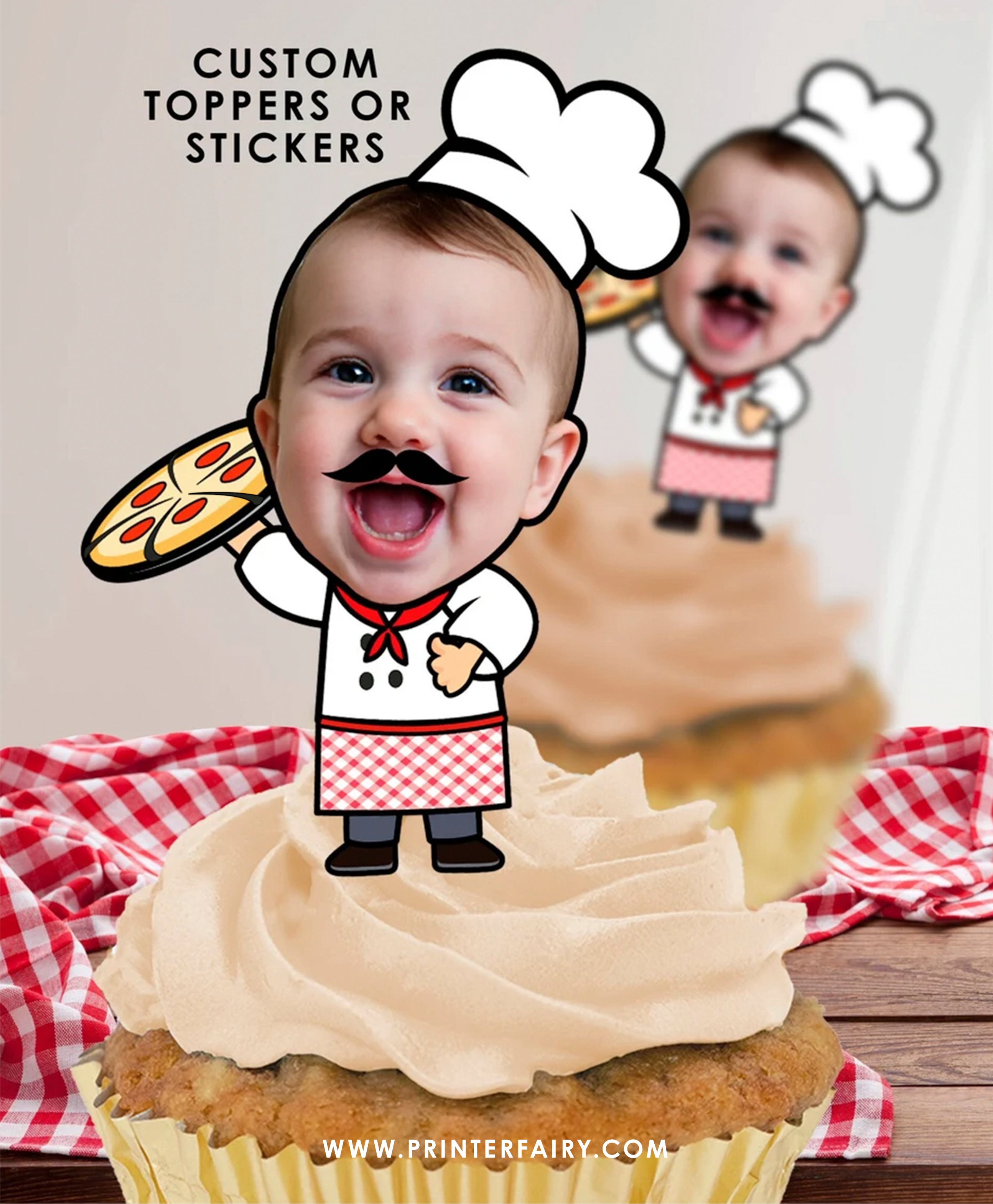 Pizza Party Printable Toppers