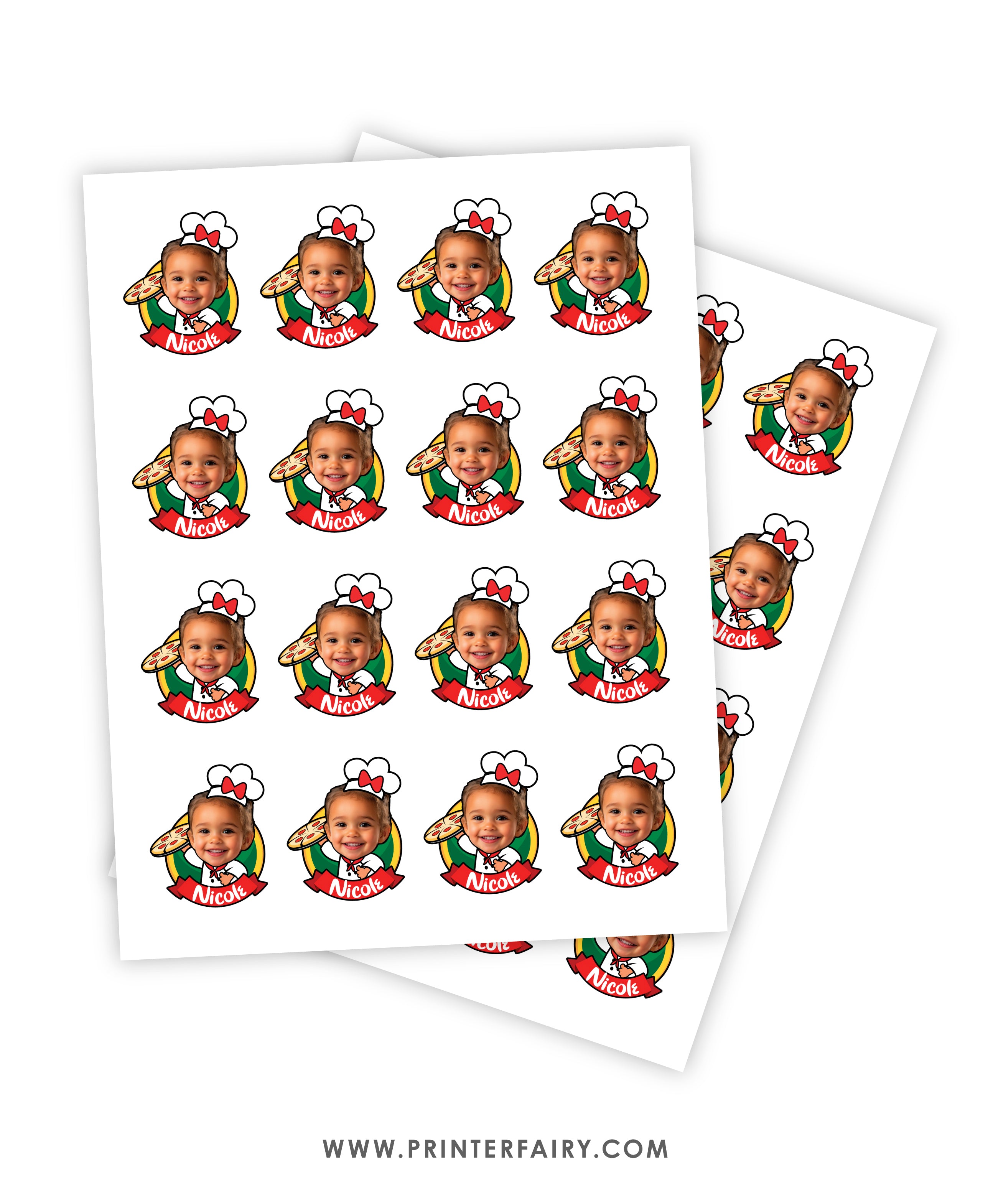 Pizza Party Printable Toppers