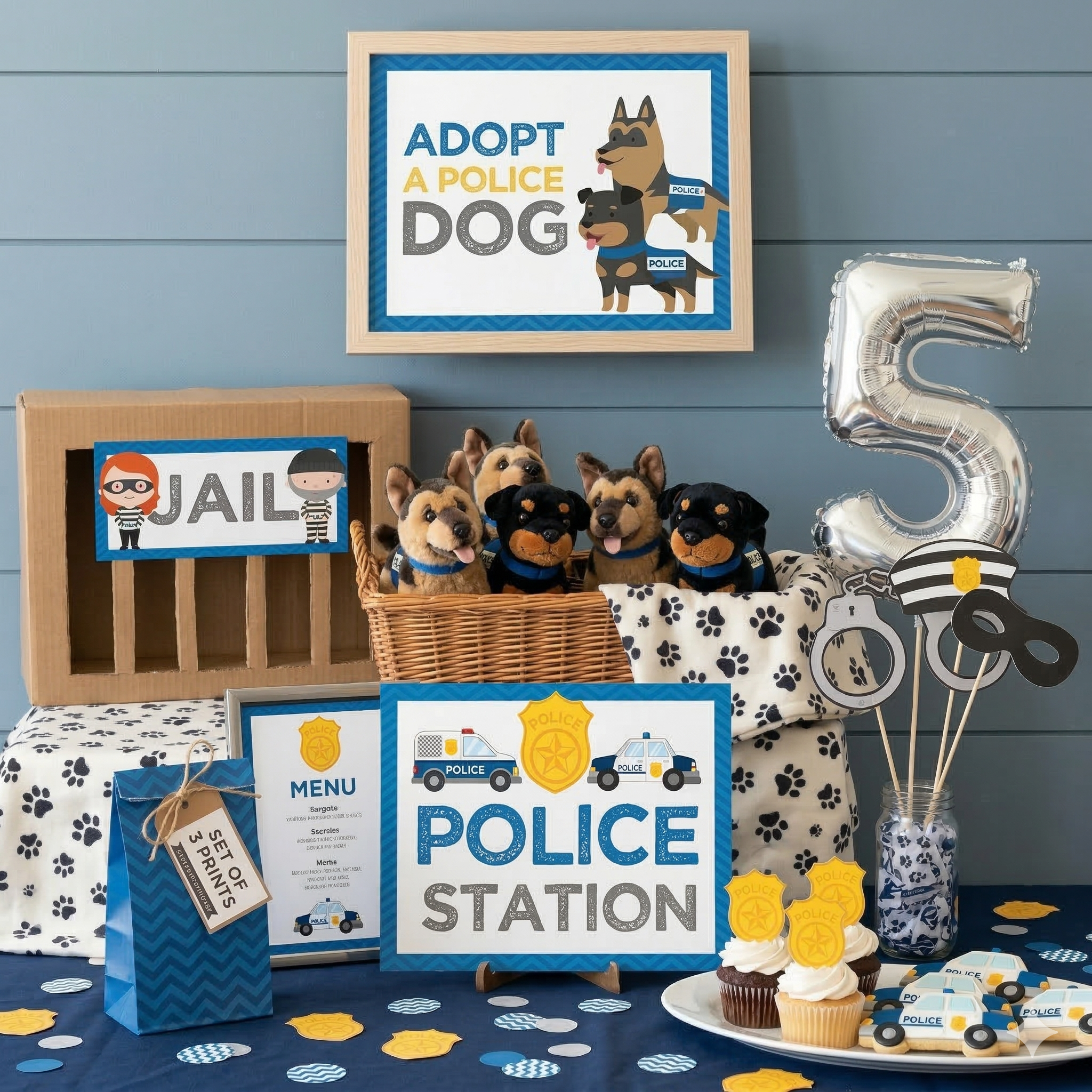 Police Party Sign Bundle