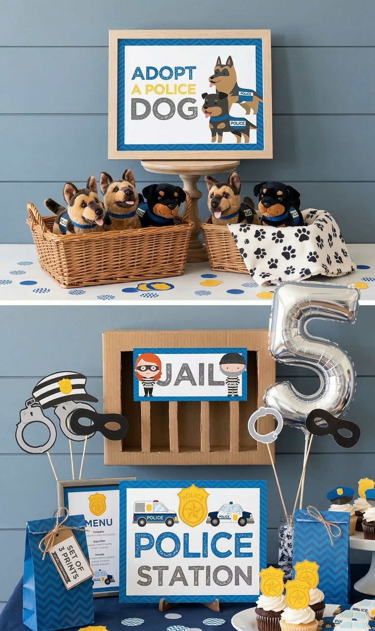 Police Party Sign Bundle