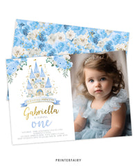 One Fairytale First Birthday Invitation with Photo