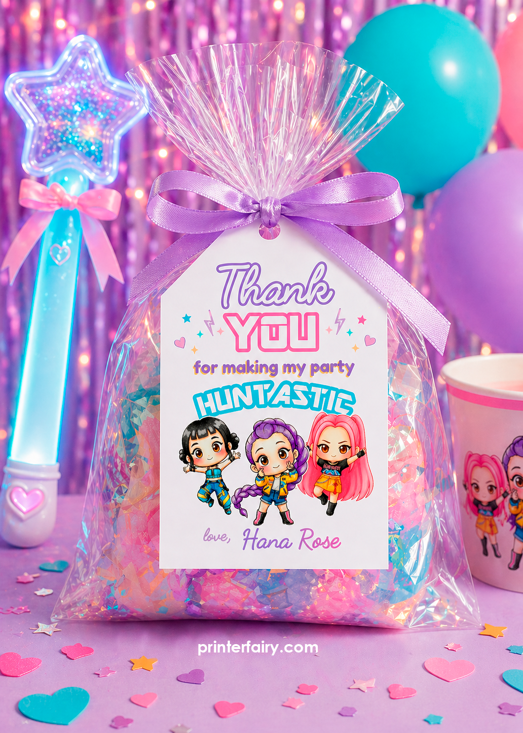 K-Pop Demon Hunters Birthday Party Bundle
