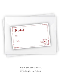 Santa Claus Editable Notes Printable Template