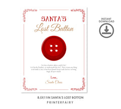 Santa Claus Button Game Sign