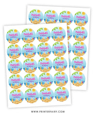 Sand Castle Birthday Party Toppers