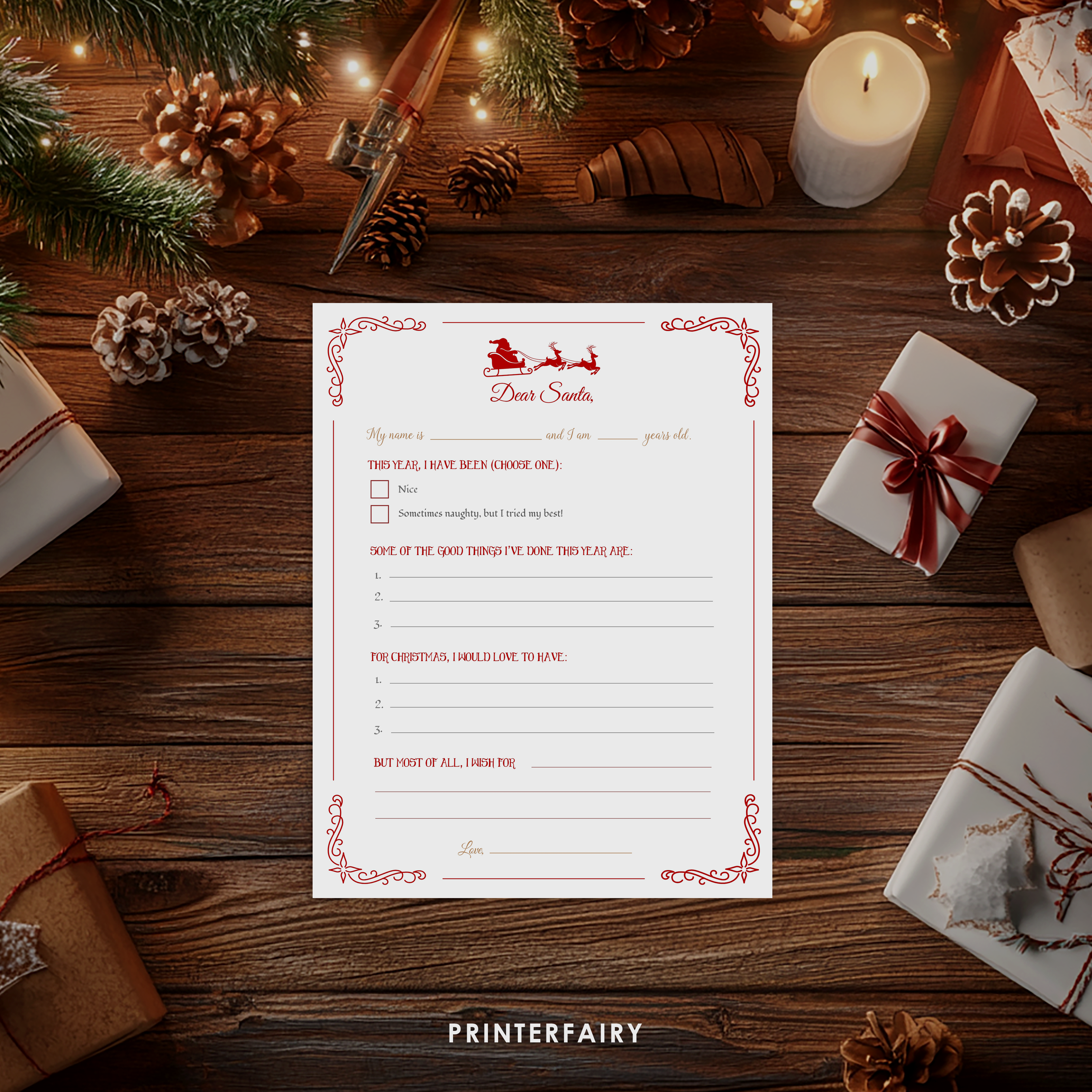 Santa Claus Letters FULL Bundle