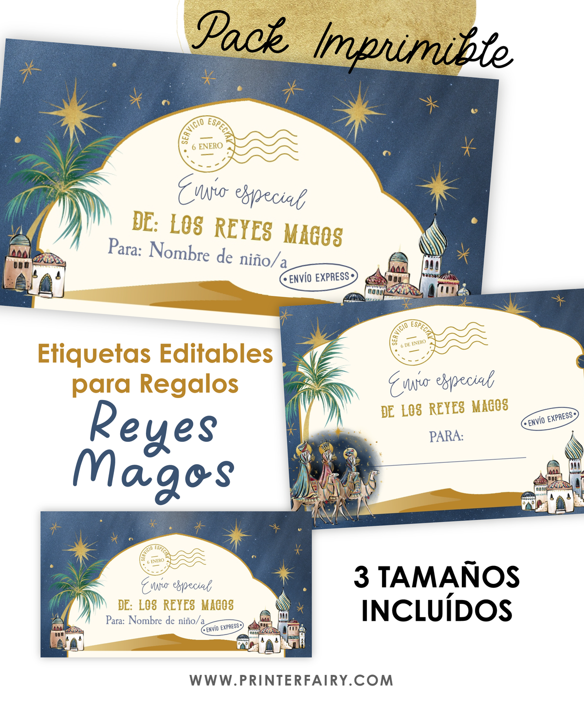 Pack de Etiquetas Personalizables para Regalos