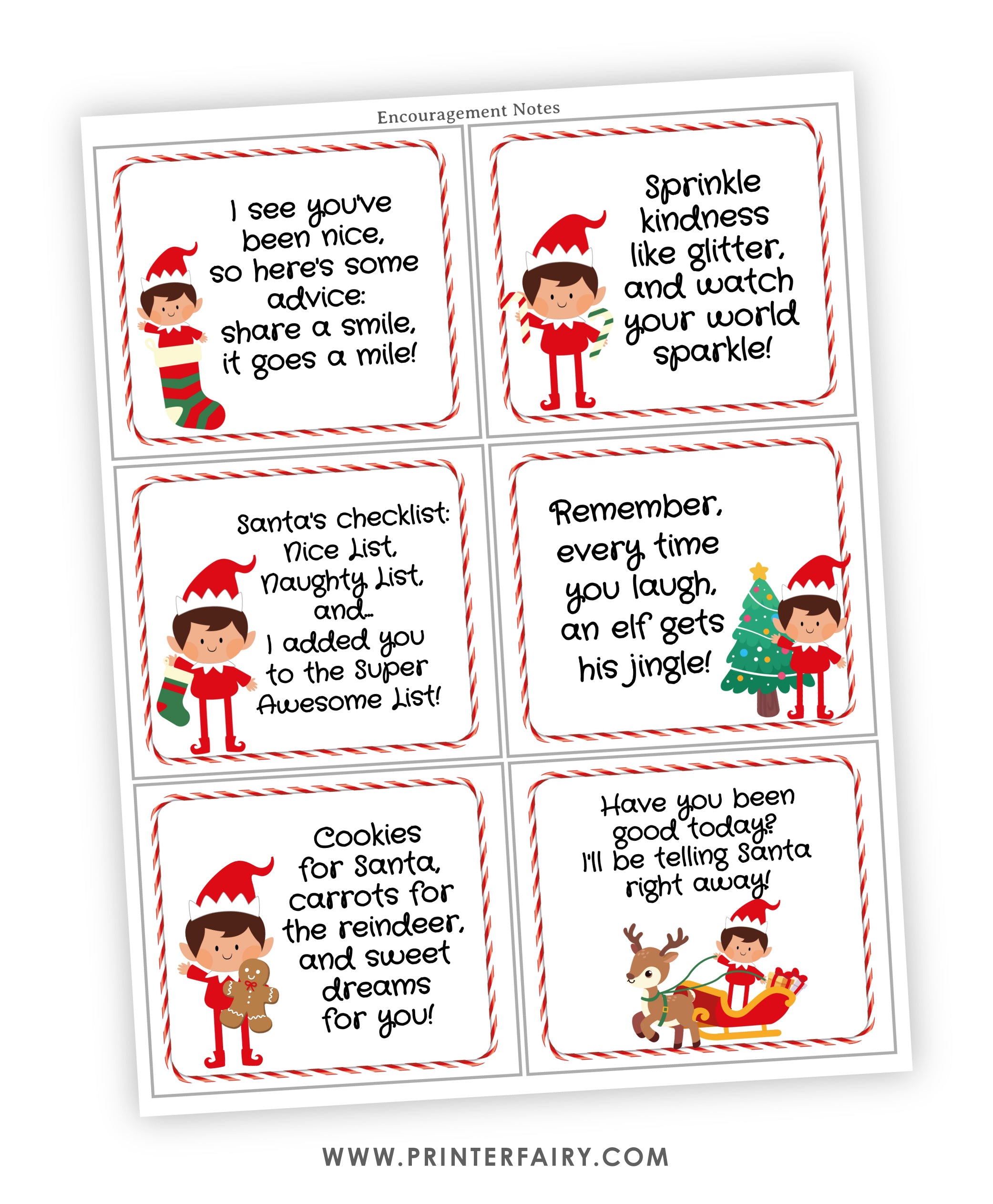 Christmas Elf Notes