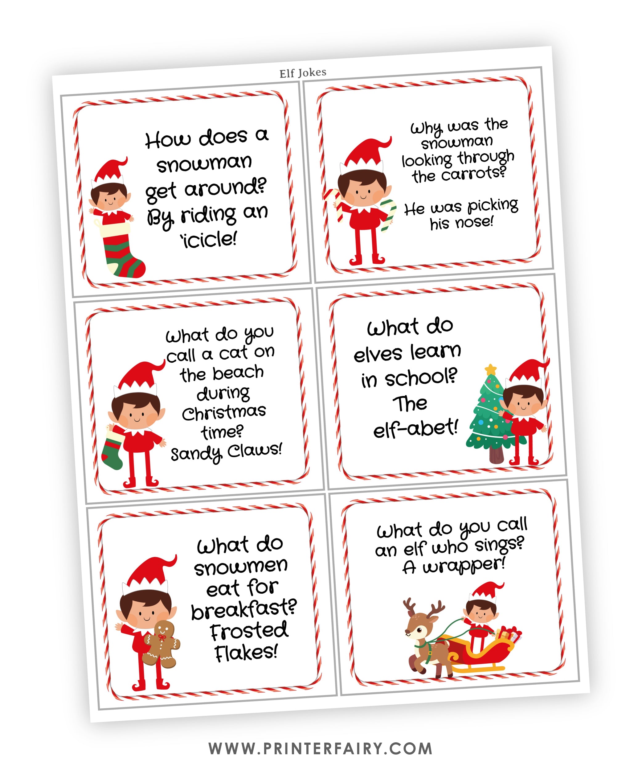 Christmas Elf Notes