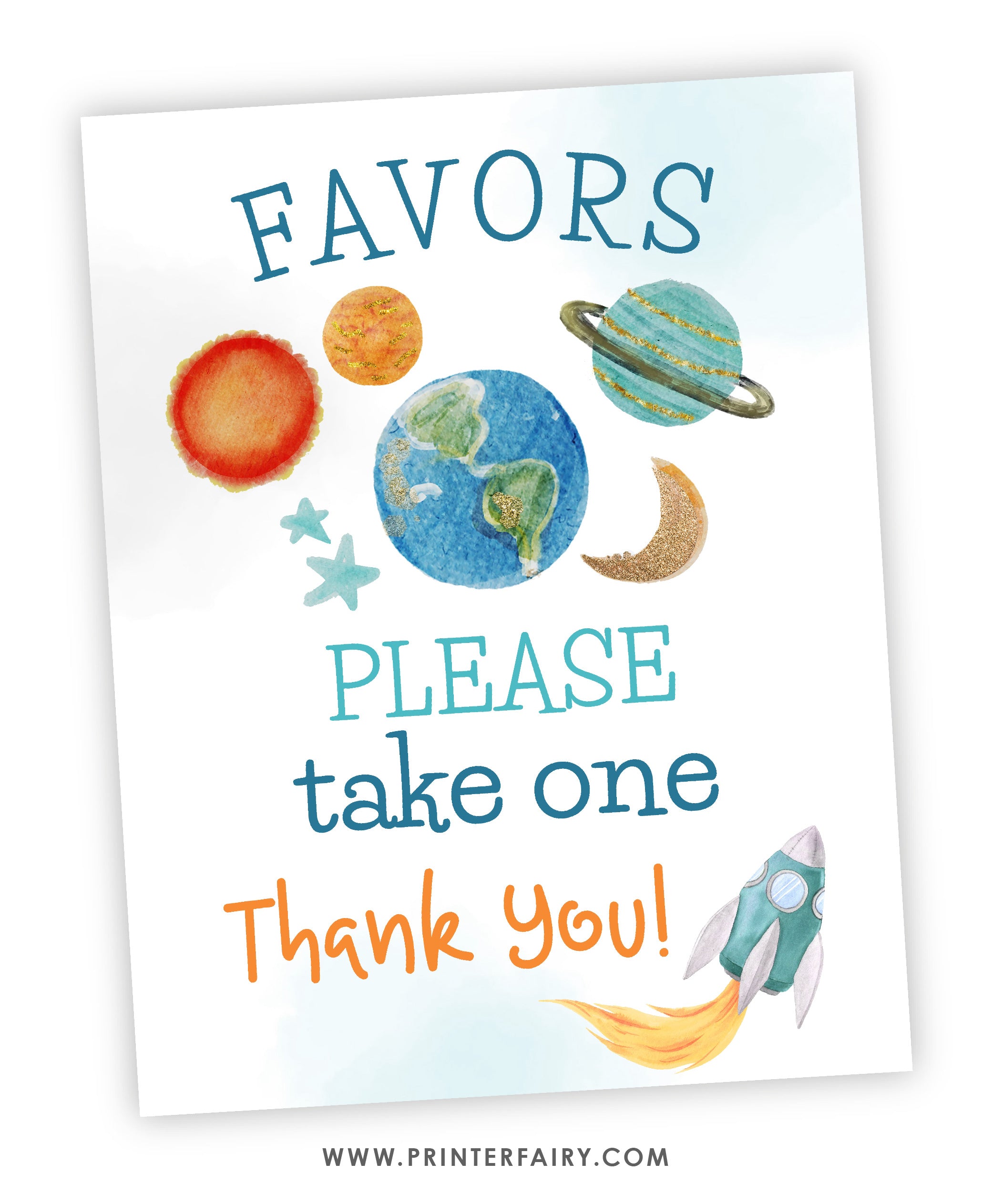 Space Baby Shower Activities Pack