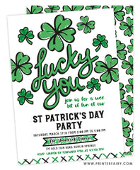 St Patricks Day Party Invitation