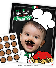 Trattoria Pin the Meatballs game