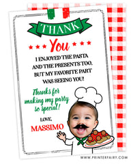 Trattoria Thank You Card