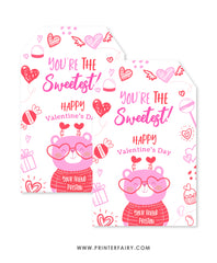 Valentine's Day Printable Tag for Candy