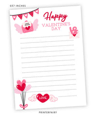 Valentine's Love Letter Template