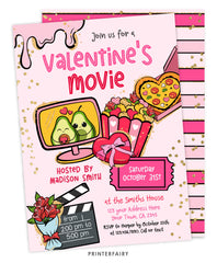Valentine's Movie Night Invitation