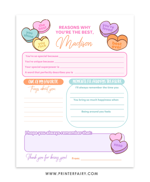 Valentine's Day Printable Card