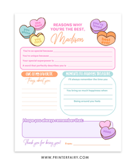 Valentine's Day Printable Card