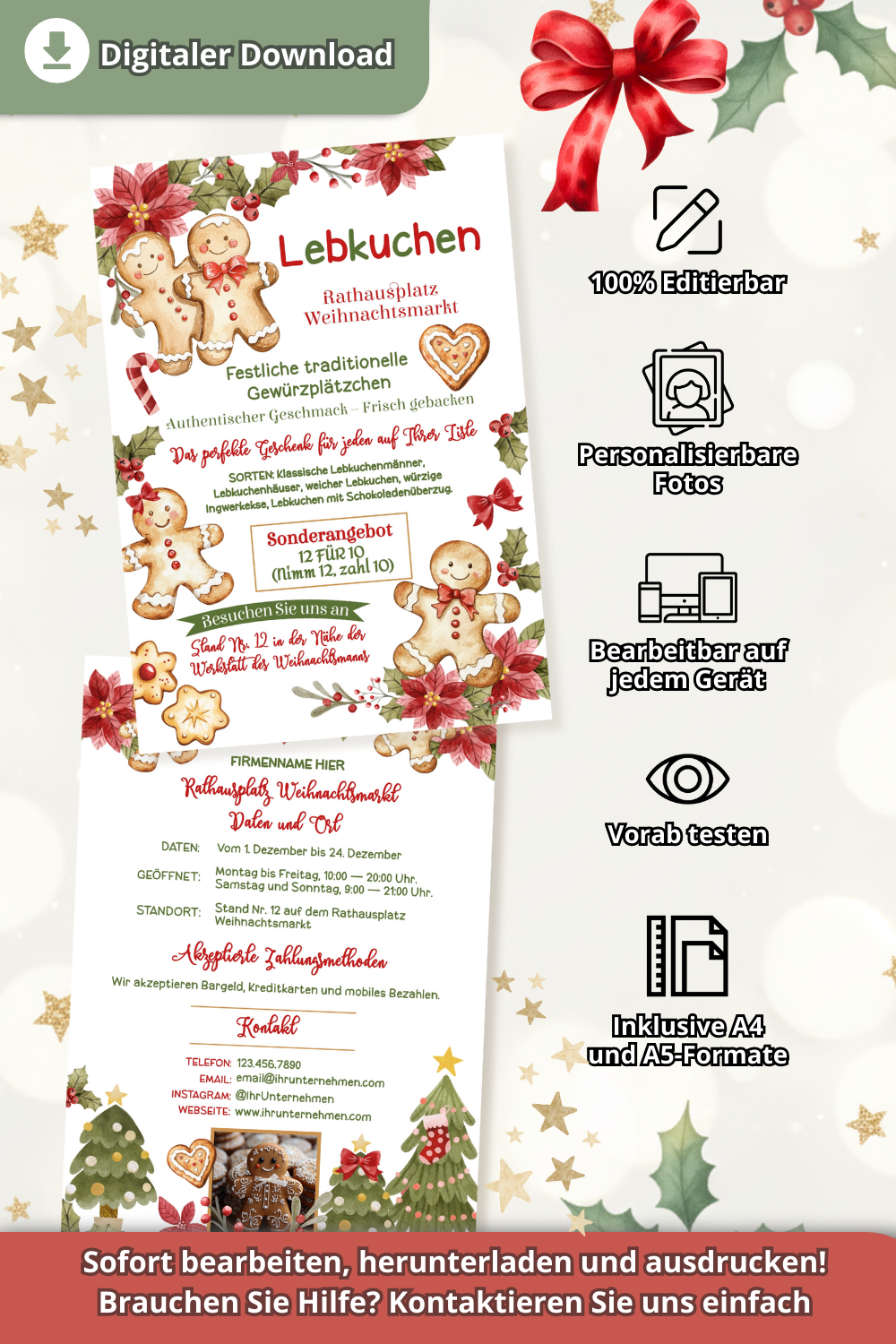 Lebkuchen und Gebäck