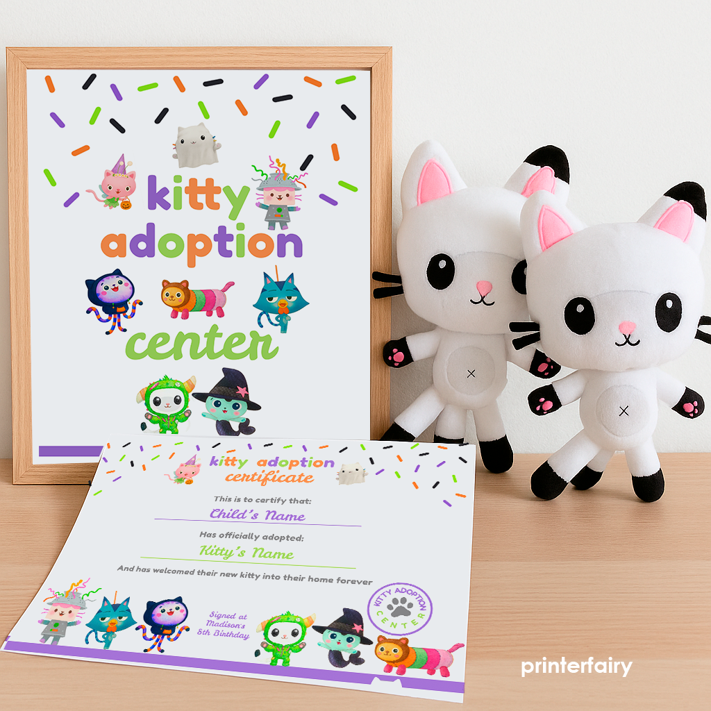 Gabby’s Dollhouse Halloween Birthday Party Bundle