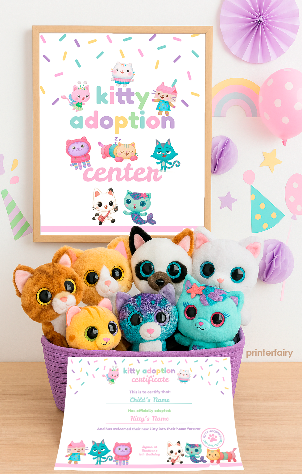 Gabby’s Dollhouse Kitty Adoption Set