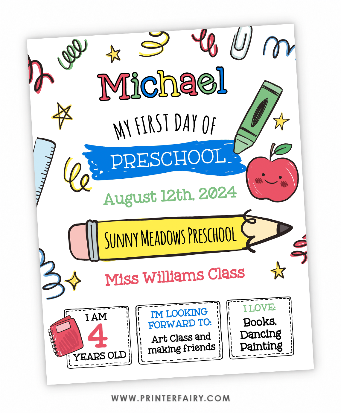 First Day of School Sign