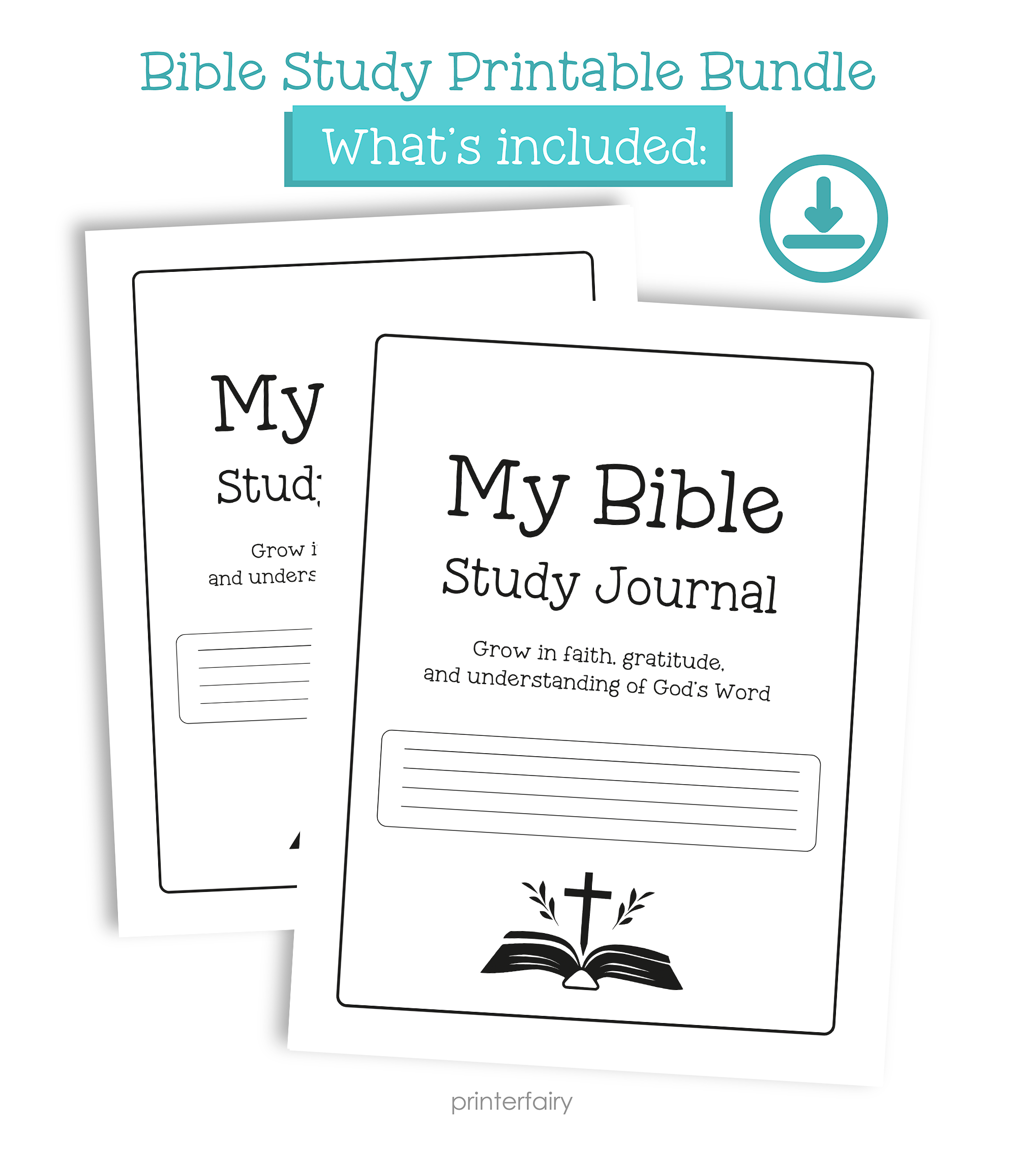 Bible Study Journal Printable Bundle